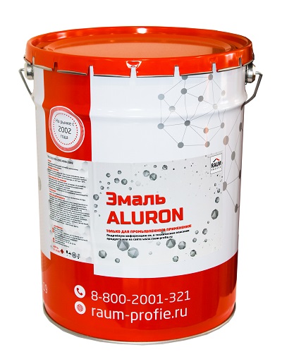 Enamel on metal ALURON AT