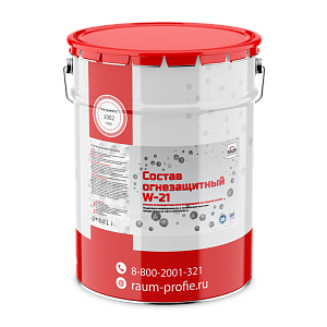 COMPOSITION OF THE FLAME RETARDANT RAUM-PROFIE W-21